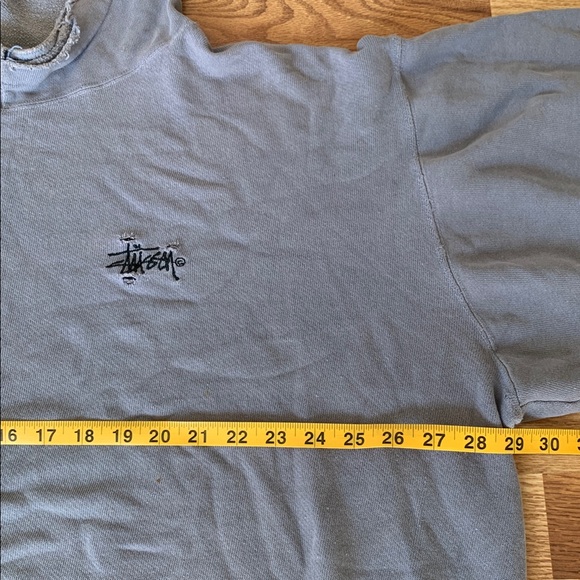 STUSSY VINTAGE 1980’s HOODIE “HEYNECKER” WITH WAIST DRAWSTRING - MENS SIZE XL - Picture 13 of 16